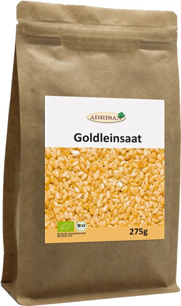 Goldleinsaat BIO 275g | Naturkost | Glutenfrei ! | Nahrungsergänzung | shop.oelfee.de