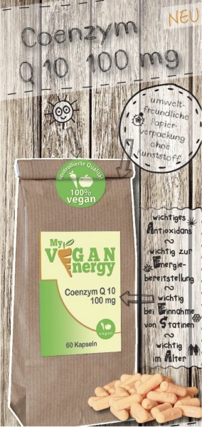 Coenzym Q10 | biofermentiert | MY VEGAN ENERGY | www.oelfee.de