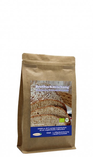 Brotbackmischung BIO & Vegan | LOW CARB | shop.oelfee.de